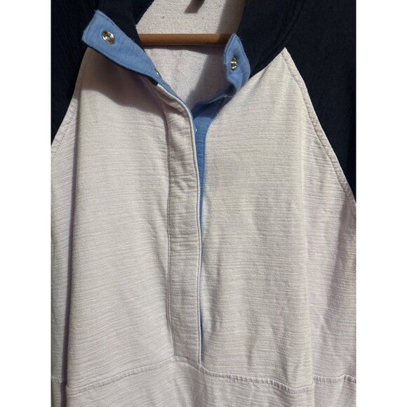 T By Talbots Womens XL Colorblock Half-Zip Pullover Long Sleeve Top Lightweight - Picture 2 of 4